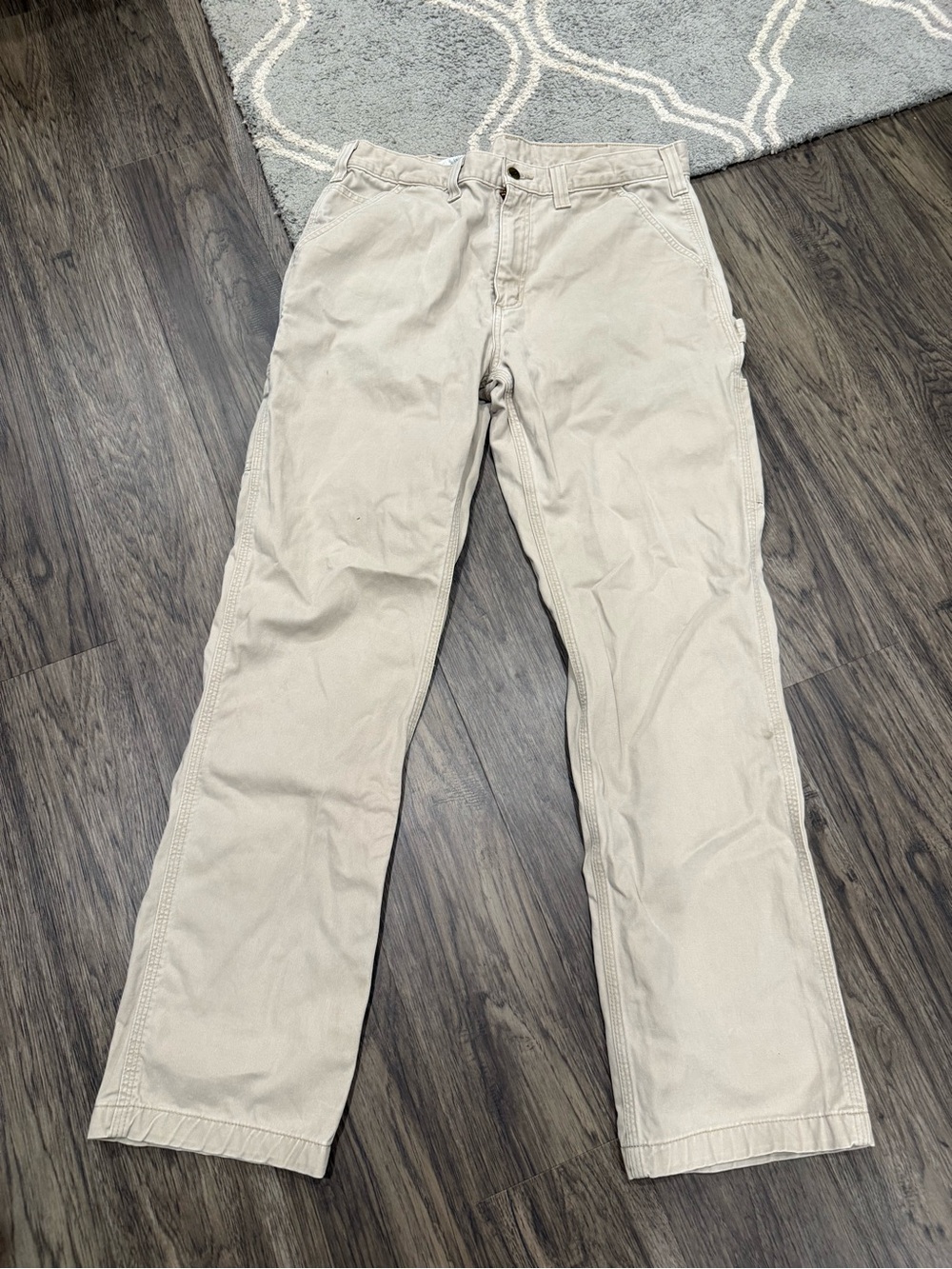 Carhartt Beige Cargo Work Pants